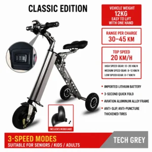 Compact electric scooter – classic edition