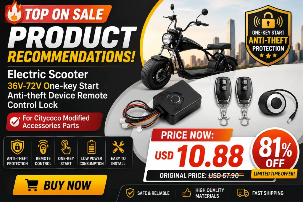 Electric scooter anti-theft accessory deal