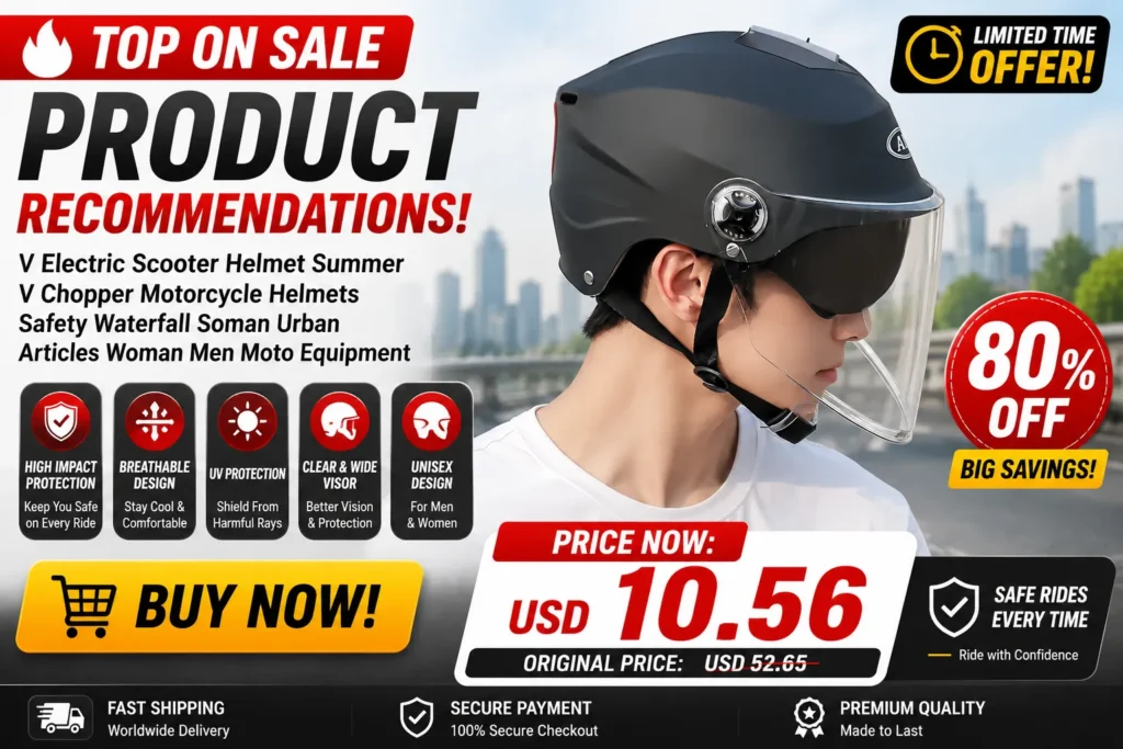 Top sale on electric scooter helmets