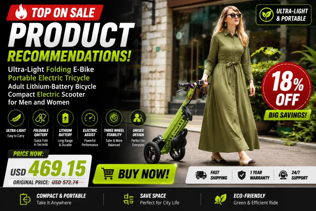 Top sale on ultra-light e-scooter